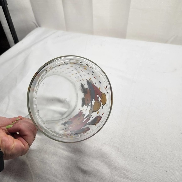 Rare BEX Disney Mickey and Minnie Mouse Glass Pitcher Made In France Heavy - Picture 5 of 8